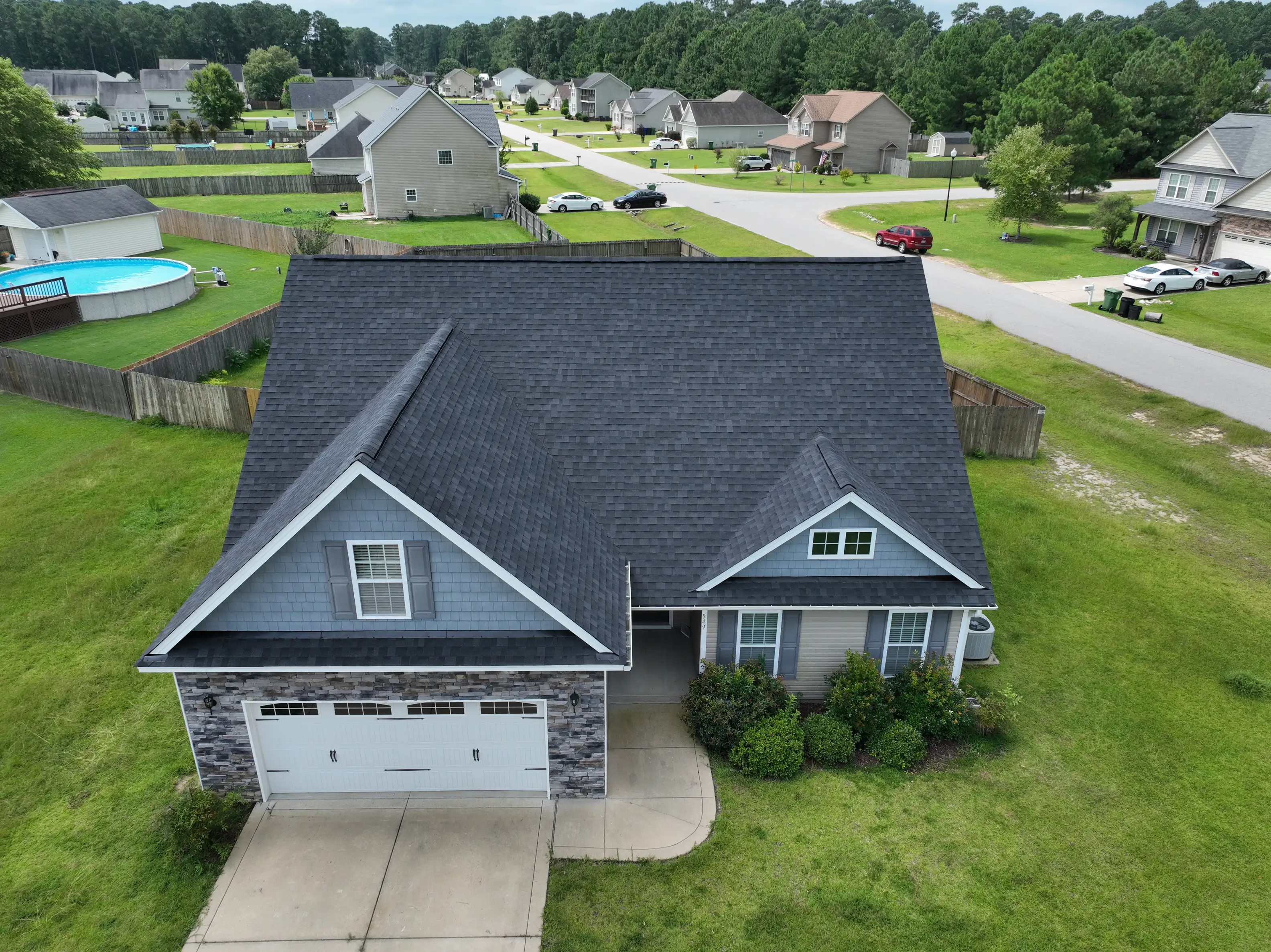 Digital roof visualization example